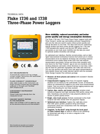 Thumbnail of document Data Sheet - 1738 Power Logger